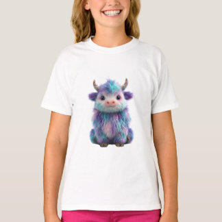 Camiseta Criatura Pastel Esponjosa para Niños