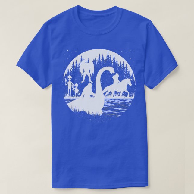 Camiseta Criaturas Críptidas 1 (Diseño del anverso)
