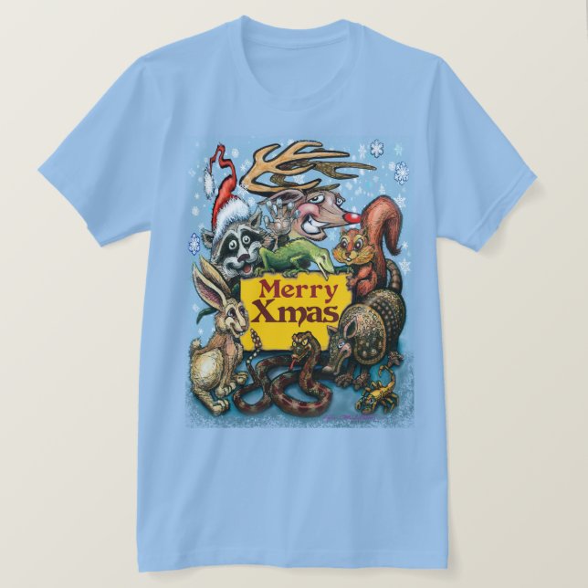 Camiseta Criaturas de Navidad (Anverso del diseño)