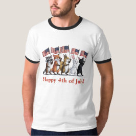 Camiseta Criaturas del bosque del 4 de julio