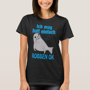 Camiseta Criaturas del mar de foca dicen mujeres hombres ni