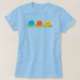 Camiseta Criaturas difusas sosteniendo corazones