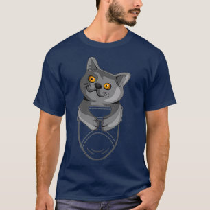 Camiseta Criaturas Kawaii Kitten Shorthair Cuidan Animal En