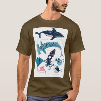 Camiseta Criaturas marinas