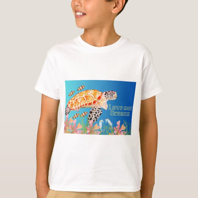 Camiseta Criaturas marinas (Anverso)