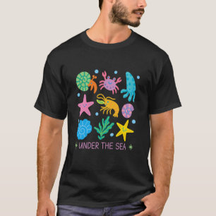 Camiseta Criaturas Marinas Adorables Cangrejo Estrella de M