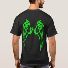 Camiseta Criaturas místicas 1 contorno de color verde claro