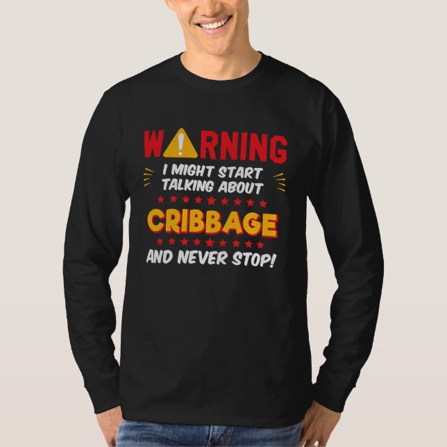 Camiseta Cribbage Player Saying Joke Graphic (Anverso)