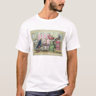Camiseta Cribbage, publicado por Thomas McLean, Londres