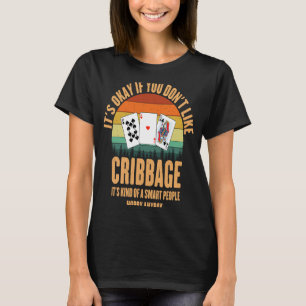 Camiseta Cribbage Smart pueblo cribbage
