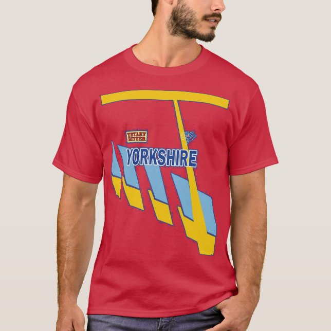 Camiseta Cricke de la Liga Dominical de Yorkshire AXA Equit (Anverso)