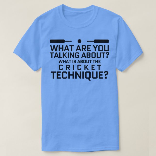 Camiseta cricket (Diseño del anverso)