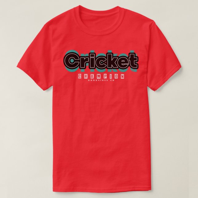 Camiseta Cricket (Diseño del anverso)
