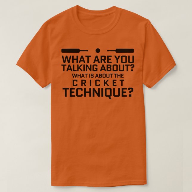 Camiseta cricket (Diseño del anverso)