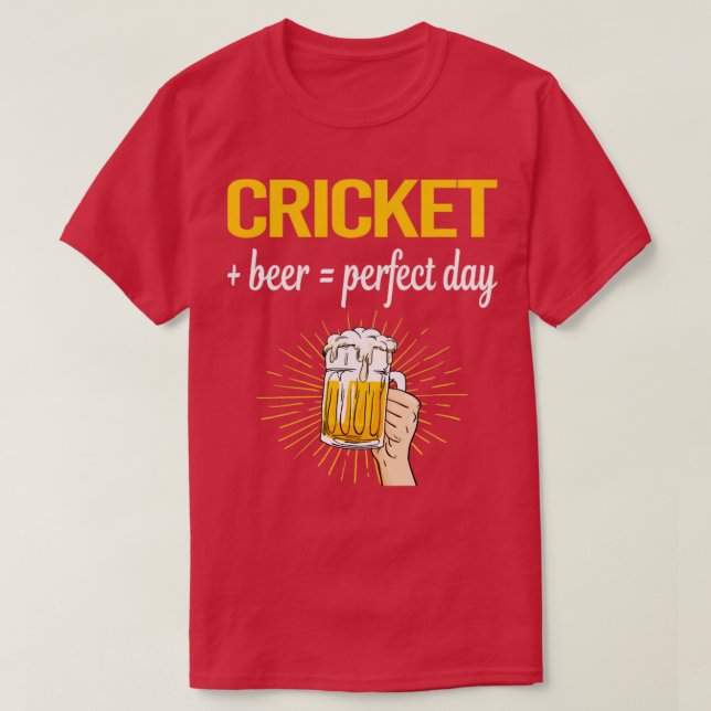Camiseta Cricket Beerfect Day (Diseño del anverso)