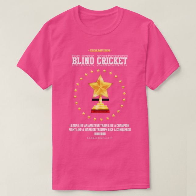 Camiseta Cricket ciego3 (Diseño del anverso)