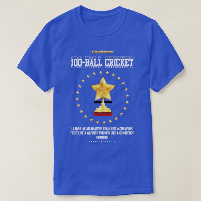 Camiseta Cricket de 100 bolas (Diseño del anverso)