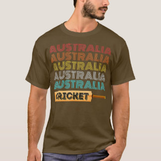 Camiseta Cricket de Australia vintage Retro