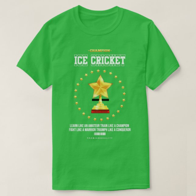 Camiseta Cricket de hielo4 (Diseño del anverso)