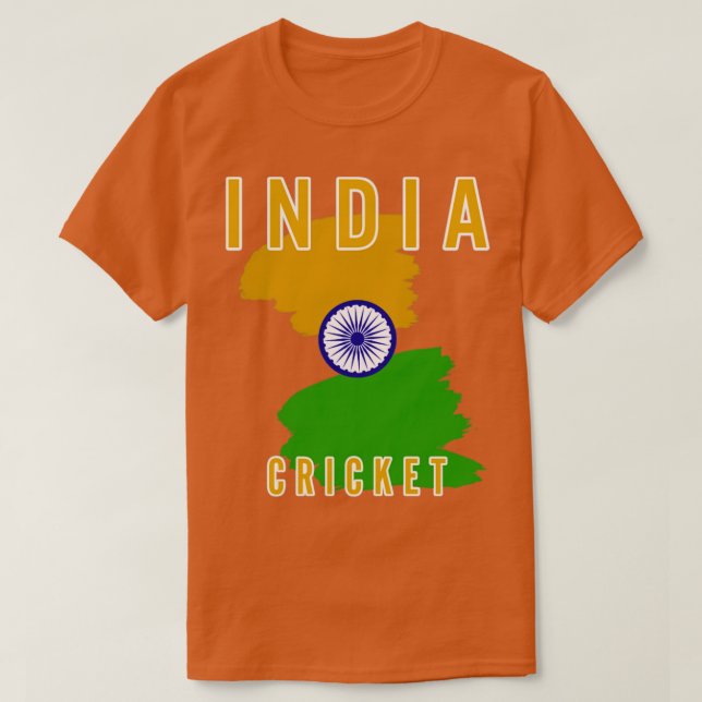 Camiseta Cricket de India2 (Diseño del anverso)