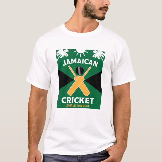 Camiseta Cricket de Jamaica (Anverso)