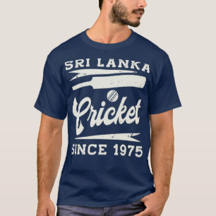 Camiseta Cricket de la Vieja Sri Lanka desde 1975