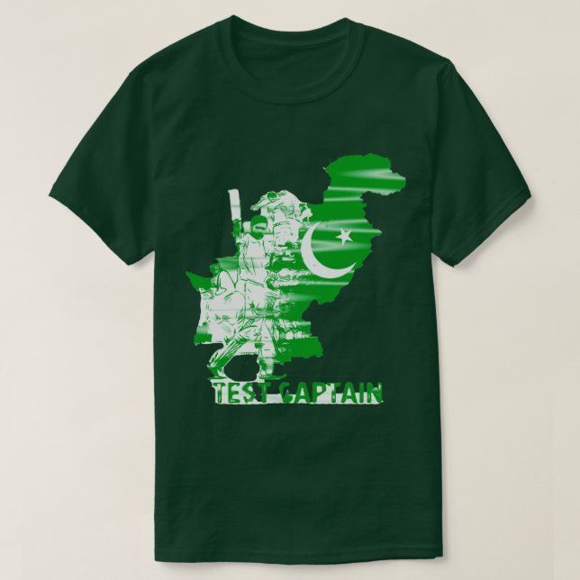 Camiseta Cricket de Pakistán (Diseño del anverso)