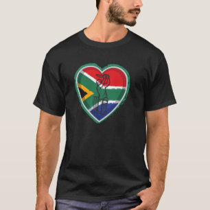 Camiseta Cricket de Sudáfrica: El corazón de la bandera sud