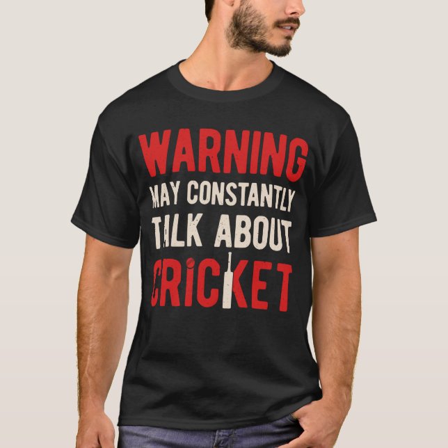 Camiseta Cricket divertido (Anverso)