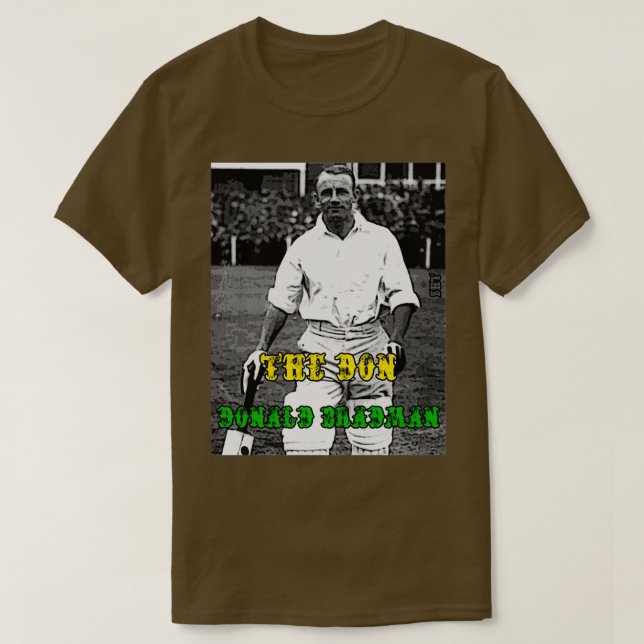 Camiseta Cricket Don Bradman 2 (Diseño del anverso)