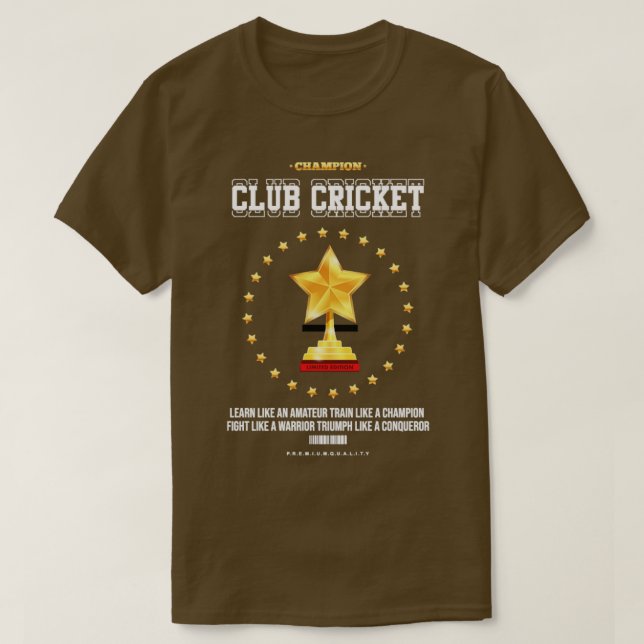 Camiseta Cricket en el club1 (Diseño del anverso)