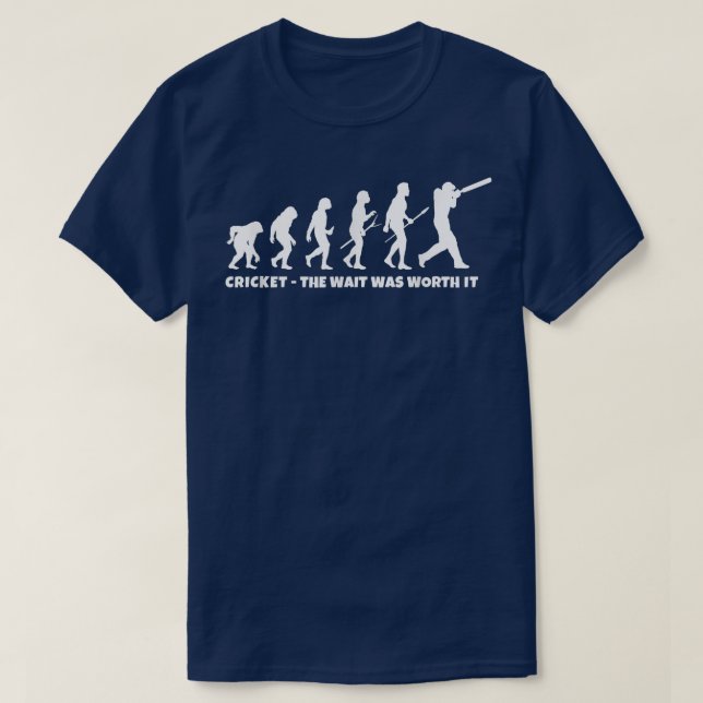 Camiseta Cricket Evolution for Cricket Sports Player Funny  (Diseño del anverso)