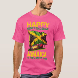 Camiseta Cricket, Feliz Día de la Independencia Jamaica Est