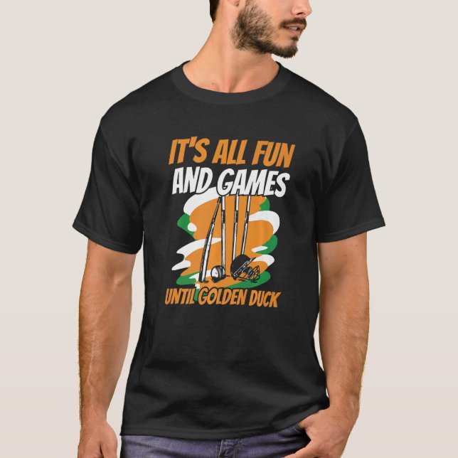 Camiseta Cricket Game For An Indian Cricket Player (Anverso)