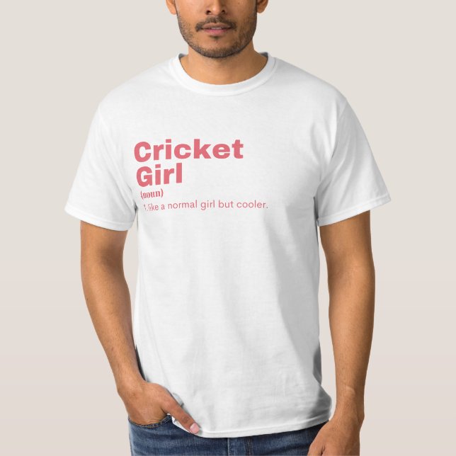 Camiseta Cricket  Girl - Cricket  (Anverso)