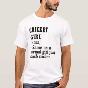Camiseta cricket girl like a normal girl
