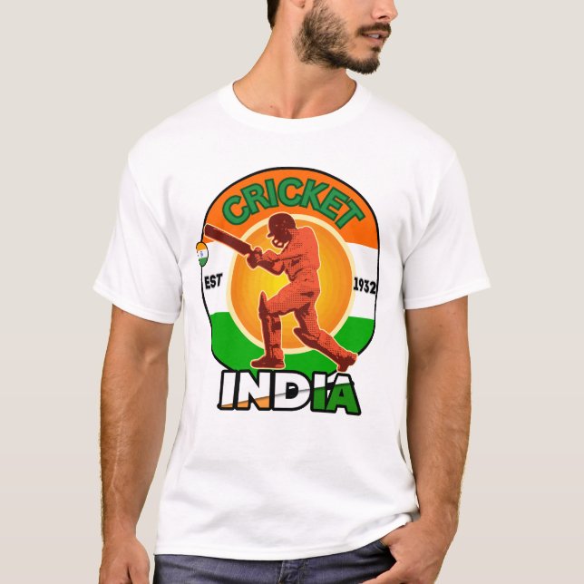 Camiseta Cricket India (Anverso)