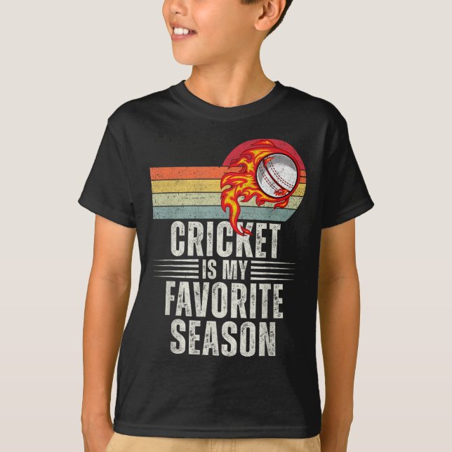 Camiseta Cricket Is My Favorite Season  (Anverso)