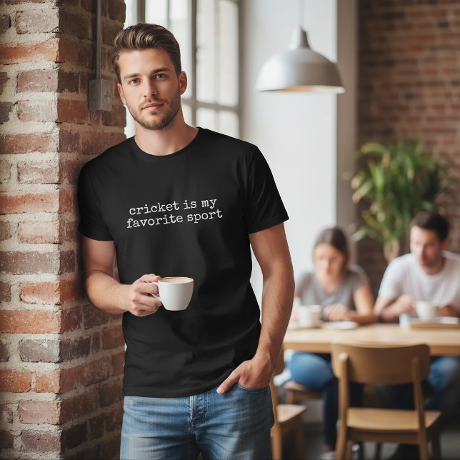 Camiseta Cricket Is My Favorite Sport (Subido por el creador)
