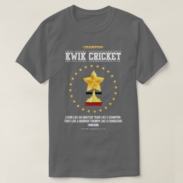 Camiseta Cricket Kwik3 (Diseño del anverso)