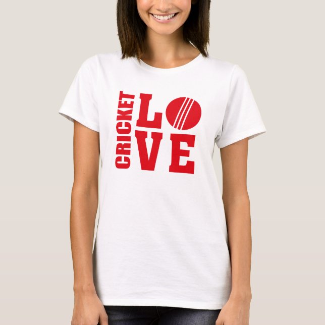 Camiseta Cricket Love, Cricket (Anverso)