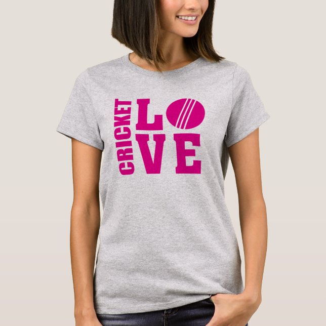 Camiseta Cricket Love, Cricket (Anverso)