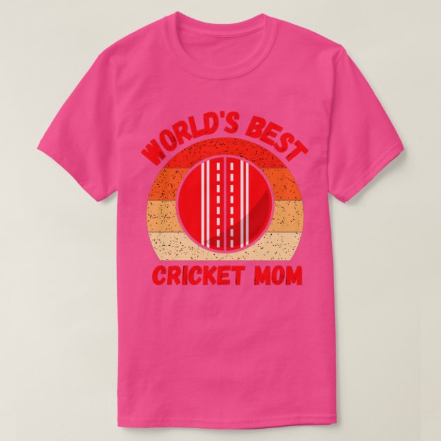 Camiseta Cricket Mom2 (Diseño del anverso)