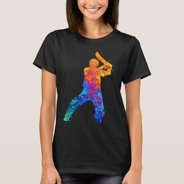 Camiseta Cricket Player Graphic Sports Crickets (Anverso)