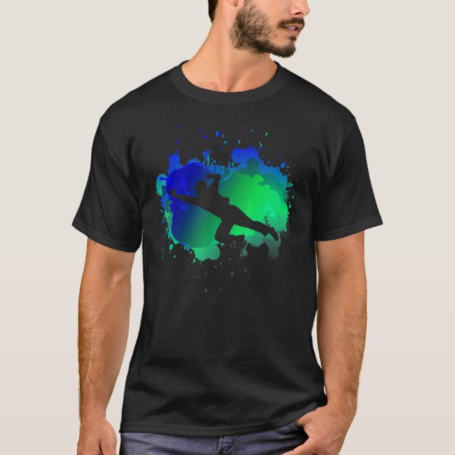Camiseta Cricket por el críquet masculino retro (Anverso)