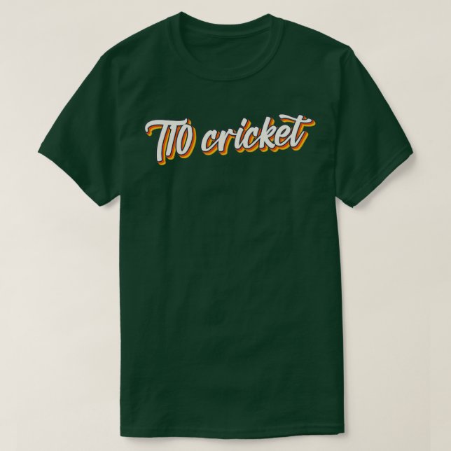 Camiseta Cricket T10 (Diseño del anverso)