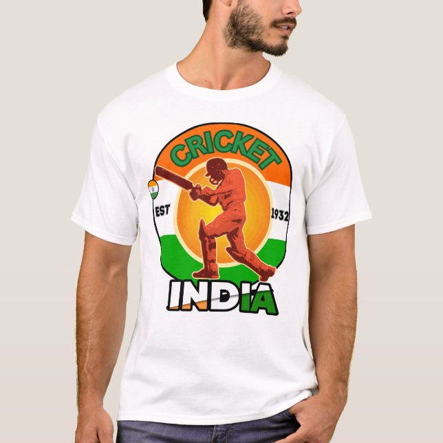 Camiseta Cricket Team India (Anverso)