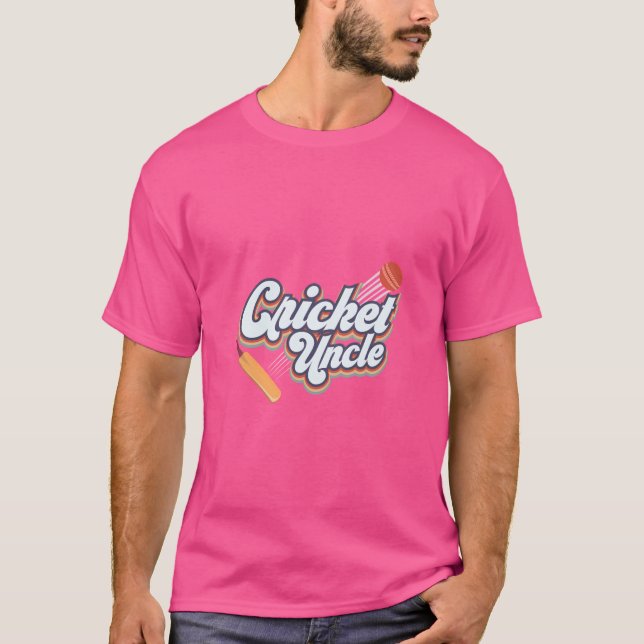 Camiseta Cricket Uncle Batsman Cricket Bowach Coach Cricket (Anverso)