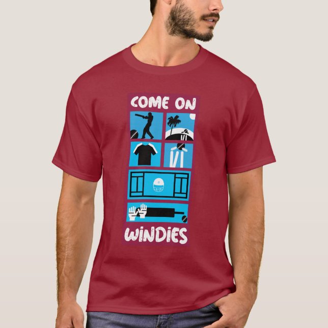 Camiseta Cricket Wind Cricket - Cricket de las Indias Occid (Anverso)