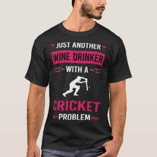 Camiseta Cricket Wine Drinker